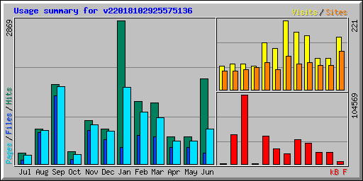 Usage summary for v22018102925575136